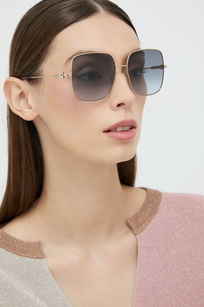 Сонцезахисні окуляри Jimmy Choo жіночі колір золотий (2638250)