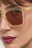 Сонцезахисні окуляри Bottega Veneta жіночі колір бежевий