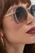 Сонцезахисні окуляри Chlo? жіночі колір прозорий