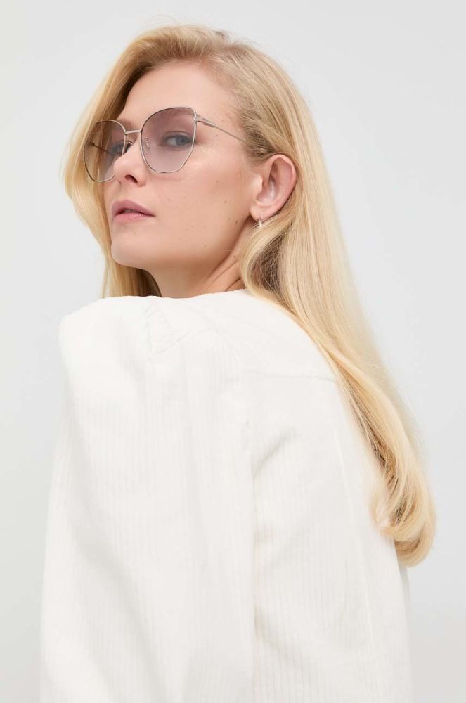 Сонцезахисні окуляри MCQ жіночі колір срібний