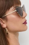 Сонцезахисні окуляри Balenciaga жіночі колір золотий (2476728)