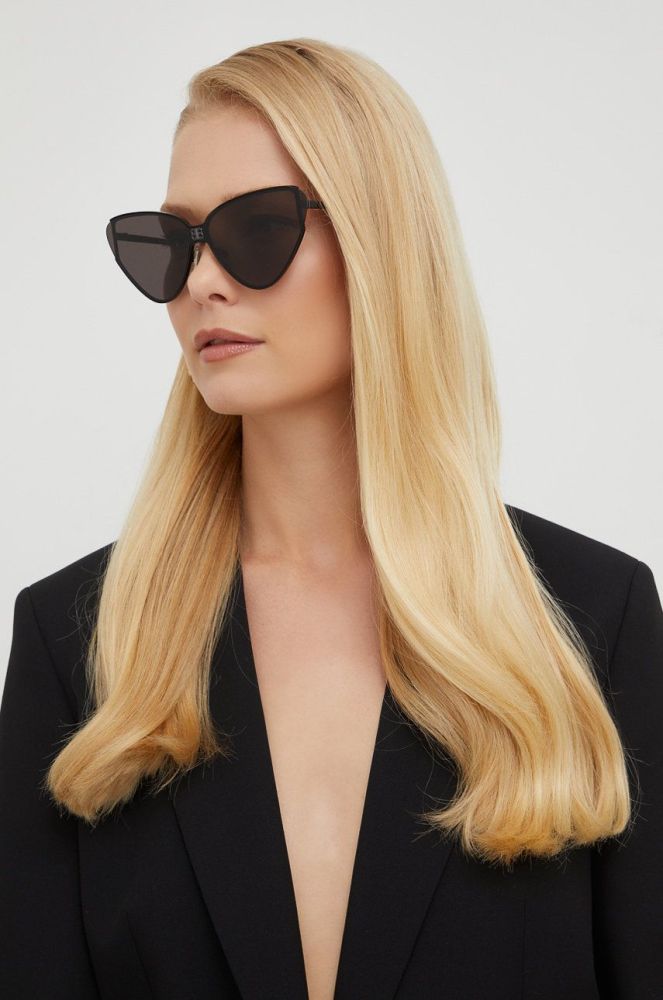 Сонцезахисні окуляри Balenciaga жіночі колір чорний (2476712)