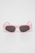 Сонцезахисні окуляри Balenciaga BB0095S жіночі колір рожевий