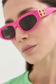 Сонцезахисні окуляри Balenciaga жіночі колір рожевий (3157346)