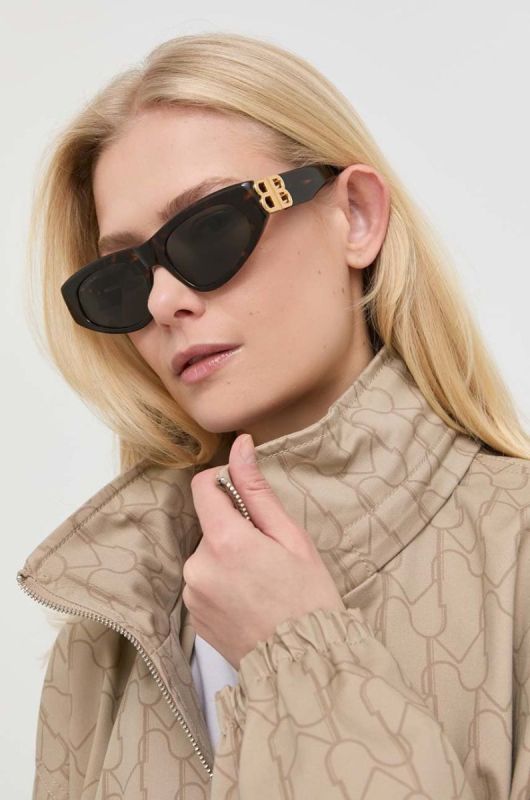 Сонцезахисні окуляри Balenciaga жіночі колір коричневий (2795701)