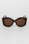 Сонцезахисні окуляри Balenciaga жіночі колір коричневий (2547052)