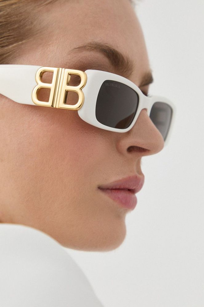 Сонцезахисні окуляри Balenciaga жіночі колір білий (2898652)