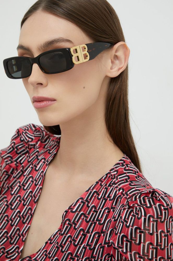 Сонцезахисні окуляри Balenciaga жіночі колір коричневий (2668275)