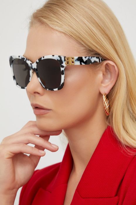 Сонцезахисні окуляри Balenciaga жіночі колір сірий (2475969)