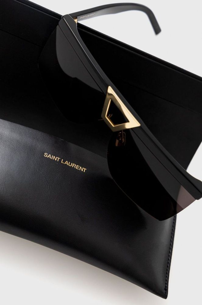Сонцезахисні окуляри Saint Laurent жіночі колір чорний (2547054) фото 5