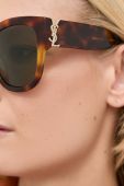 Сонцезахисні окуляри Saint Laurent жіночі колір коричневий (2671027)