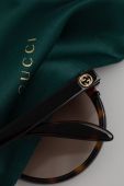Сонцезахисні окуляри Gucci жіночі колір коричневий (2475984)