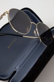 Сонцезахисні окуляри Gucci жіночі колір золотий (2475991)
