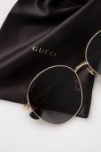Сонцезахисні окуляри Gucci жіночі колір золотий (2475991)