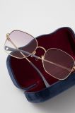 Сонцезахисні окуляри Gucci жіночі колір фіолетовий (2476012)