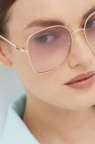 Сонцезахисні окуляри Gucci жіночі колір фіолетовий (2476012)