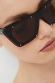 Сонцезахисні окуляри Alexander McQueen жіночі колір коричневий (2477108)