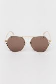 Сонцезахисні окуляри Alexander McQueen жіночі колір золотий