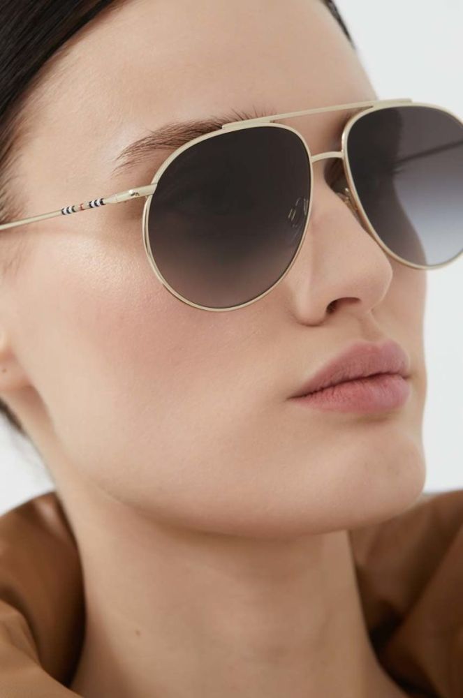 Сонцезахисні окуляри Burberry жіночі колір золотий (2791952) фото 9