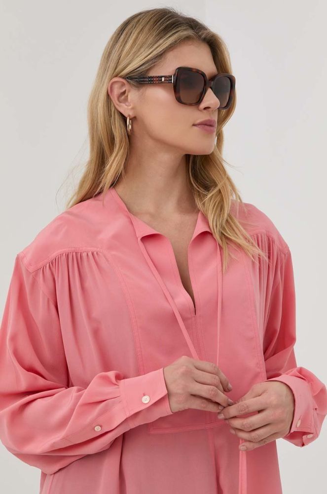 Сонцезахисні окуляри Burberry жіночі колір коричневий (2820221)