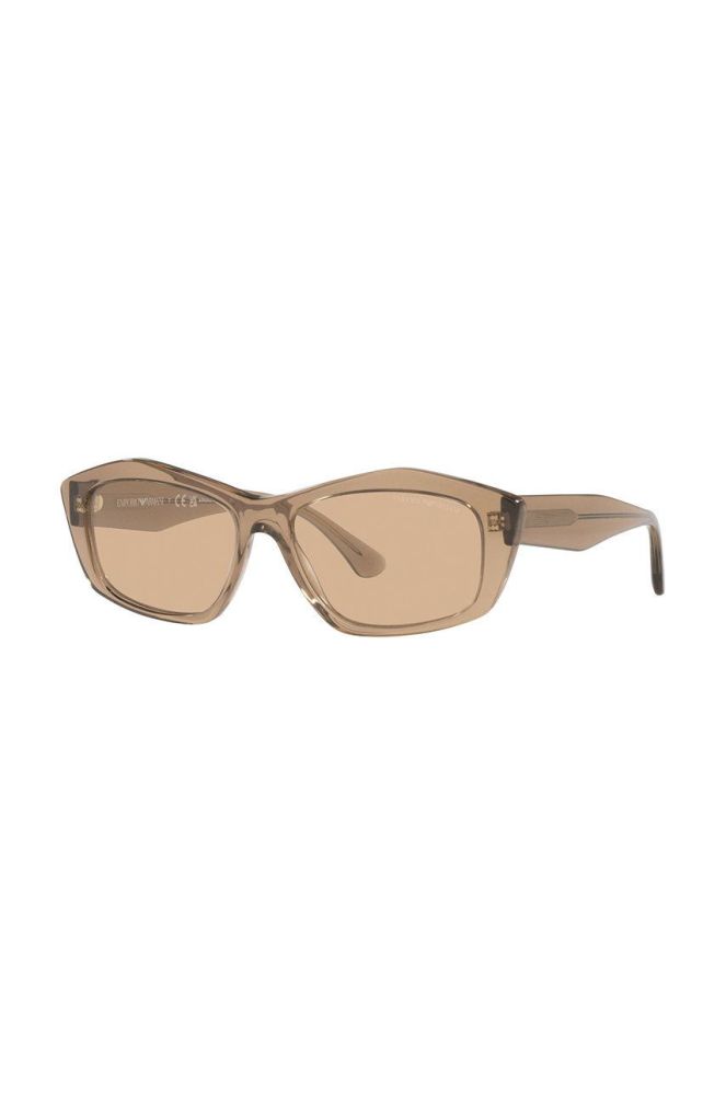 Сонцезахисні окуляри Emporio Armani жіночі колір коричневий (2795706)