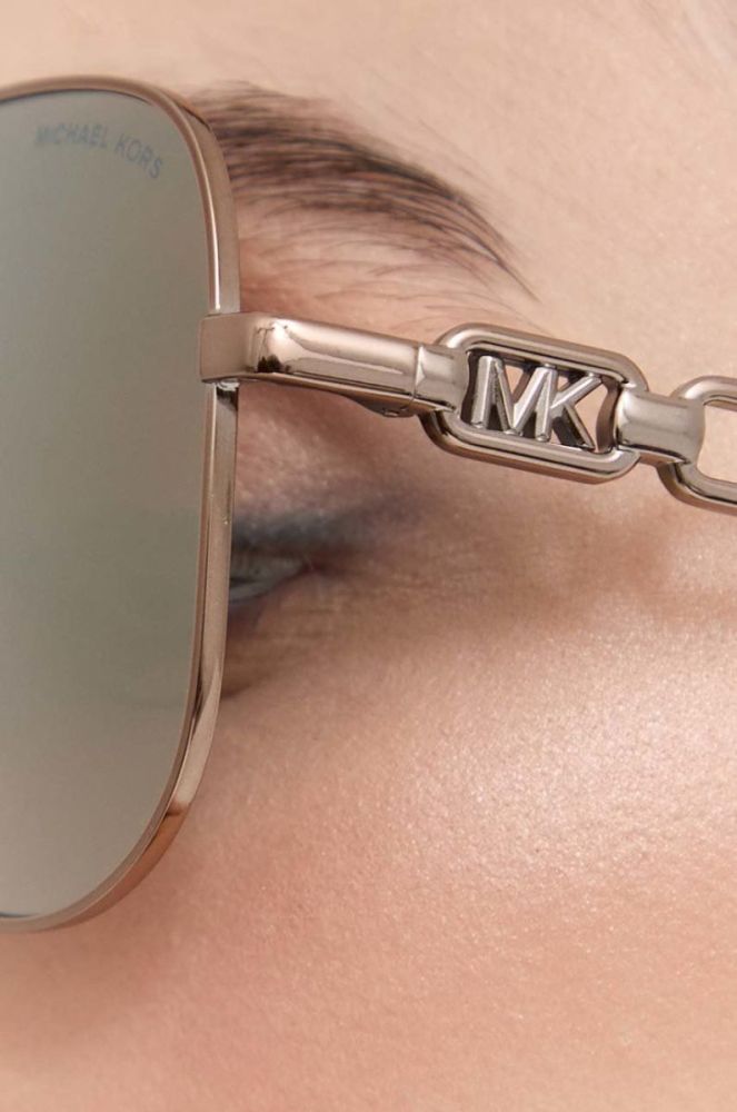 Сонцезахисні окуляри Michael Kors MK1121 жіночі колір коричневий фото 9