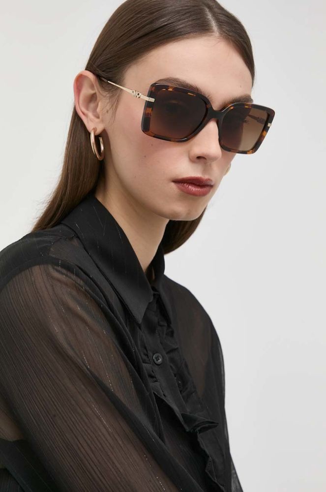 Сонцезахисні окуляри Michael Kors жіночі колір коричневий (2795718)