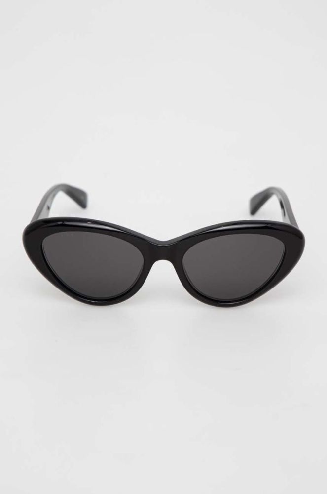Сонцезахисні окуляри Gucci GG1170S жіночі колір чорний фото 3