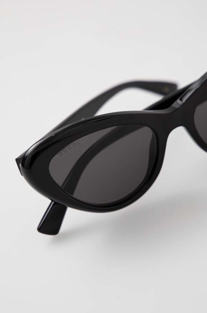Сонцезахисні окуляри Gucci GG1170S жіночі колір чорний фото 4