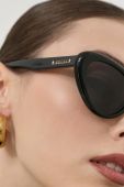 Сонцезахисні окуляри Gucci GG1170S жіночі колір чорний