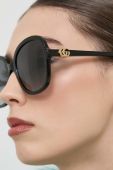 Сонцезахисні окуляри Gucci GG1178S жіночі колір чорний