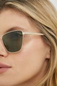 Сонцезахисні окуляри Saint Laurent жіночі колір золотий