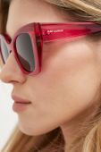Сонцезахисні окуляри Saint Laurent жіночі колір рожевий