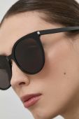 Сонцезахисні окуляри Saint Laurent SL556 жіночі колір чорний
