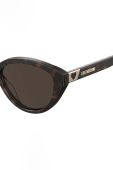Сонцезахисні окуляри Love Moschino жіночі колір коричневий (3152547)