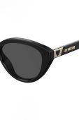 Сонцезахисні окуляри Love Moschino жіночі колір чорний (3152546)