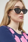 Сонцезахисні окуляри Love Moschino жіночі колір чорний (3152546)