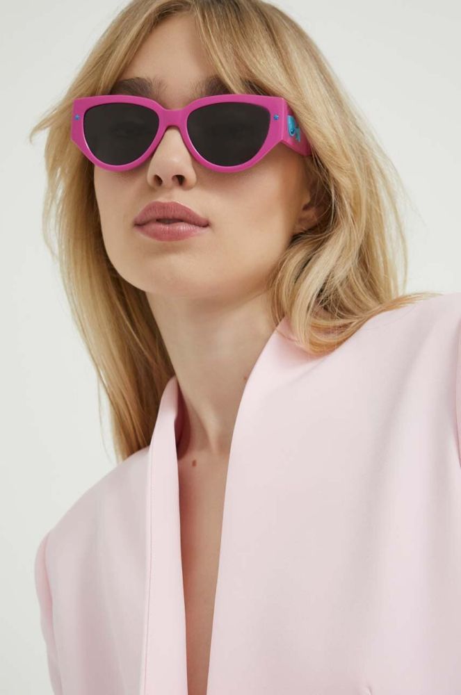 Сонцезахисні окуляри Chiara Ferragni жіночі колір рожевий (3157802)