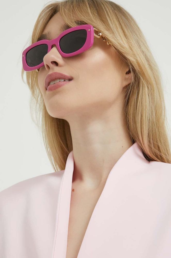 Сонцезахисні окуляри Chiara Ferragni жіночі колір рожевий (3157806)