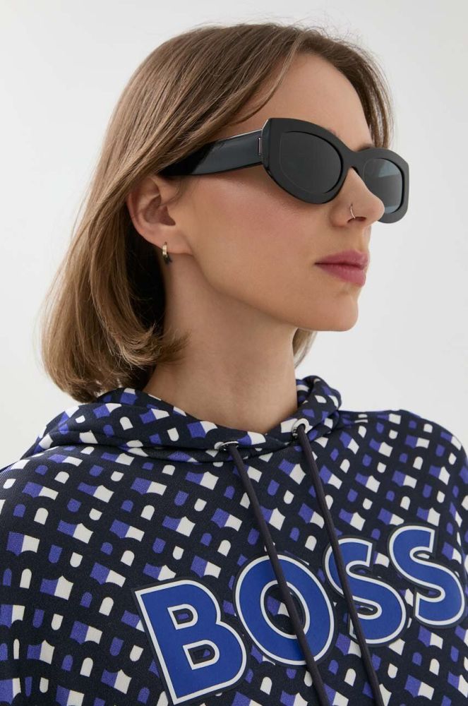 Сонцезахисні окуляри BOSS жіночі колір чорний (3166026)