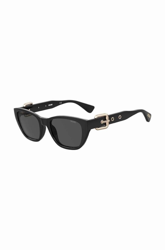 Сонцезахисні окуляри Moschino жіночі колір чорний (3157812) фото 2