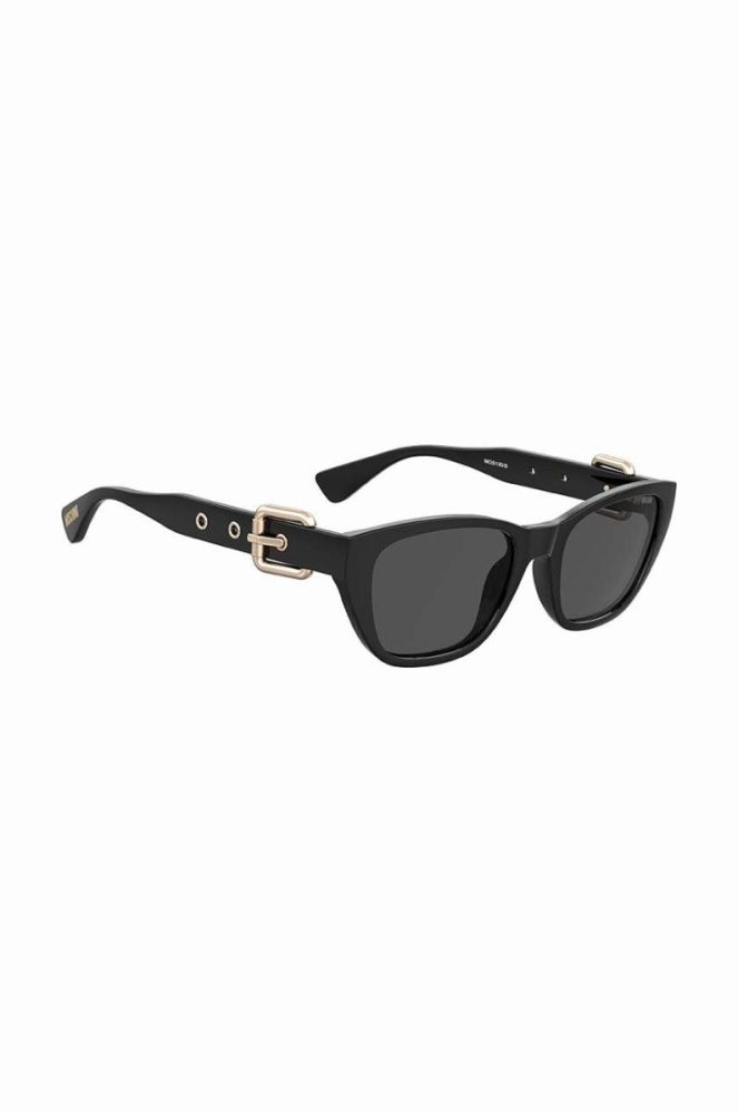 Сонцезахисні окуляри Moschino жіночі колір чорний (3157812) фото 3