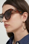 Сонцезахисні окуляри Love Moschino жіночі колір коричневий (3193800)