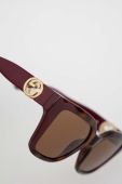 Сонцезахисні окуляри Gucci жіночі колір коричневий (3098221)