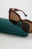 Сонцезахисні окуляри Gucci жіночі колір коричневий (3098221)