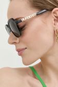 Сонцезахисні окуляри Burberry жіночі колір чорний (3232893)