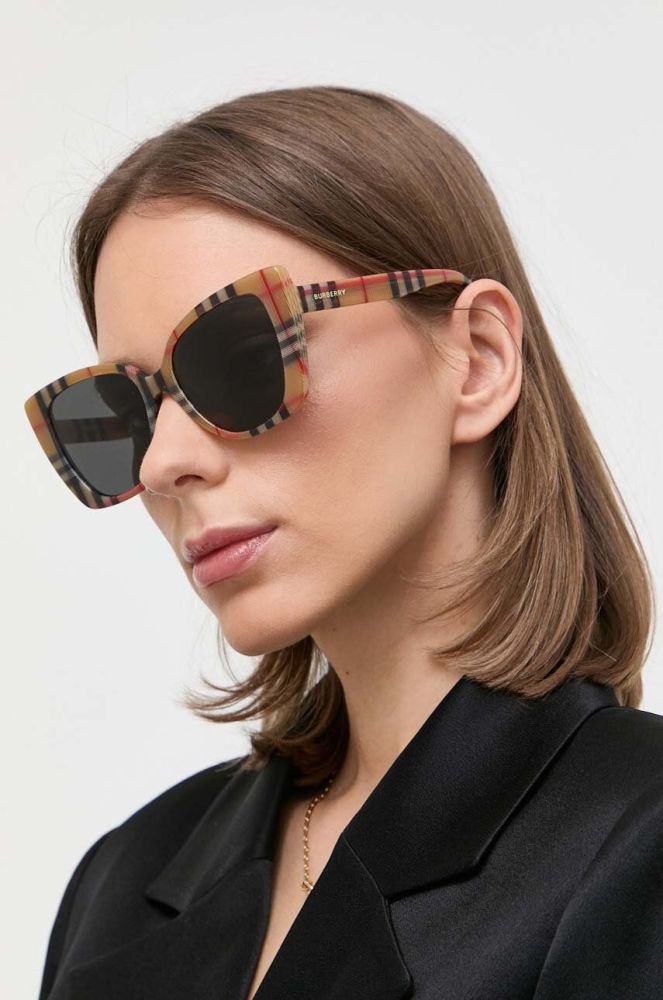 Сонцезахисні окуляри Burberry жіночі колір барвистий (3272128)