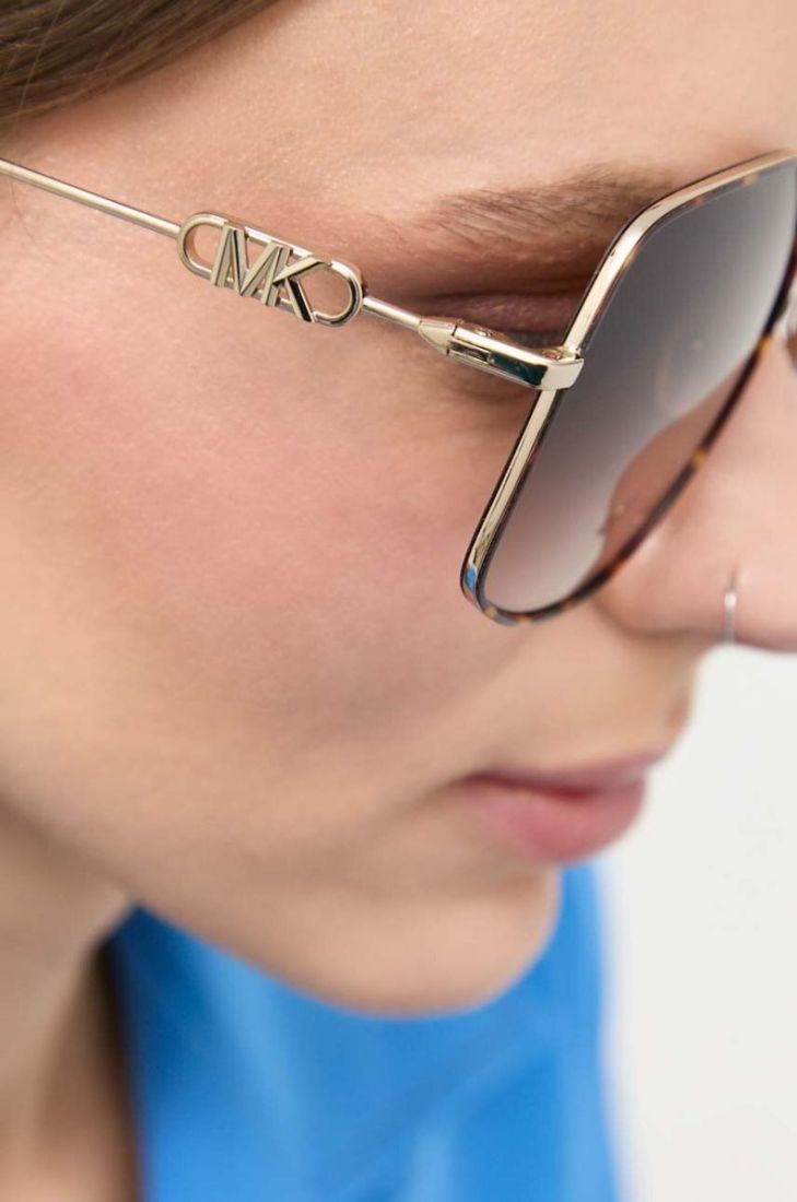 Сонцезахисні окуляри Michael Kors жіночі колір коричневий (3253462)