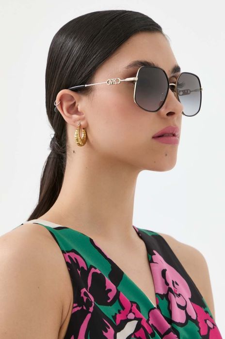 Сонцезахисні окуляри Michael Kors жіночі колір чорний (3253463)