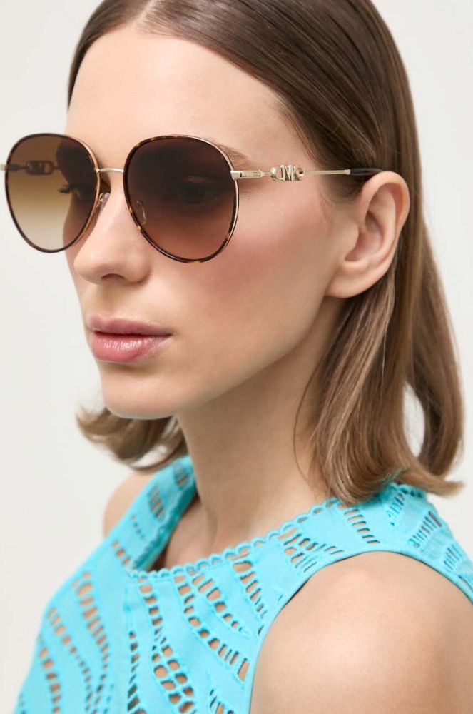 Сонцезахисні окуляри Michael Kors жіночі колір коричневий (3253465)